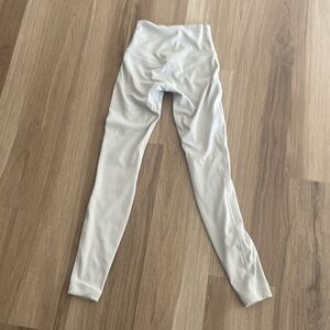 lululemon athletica white double lined leggings! Brand new, never worn!